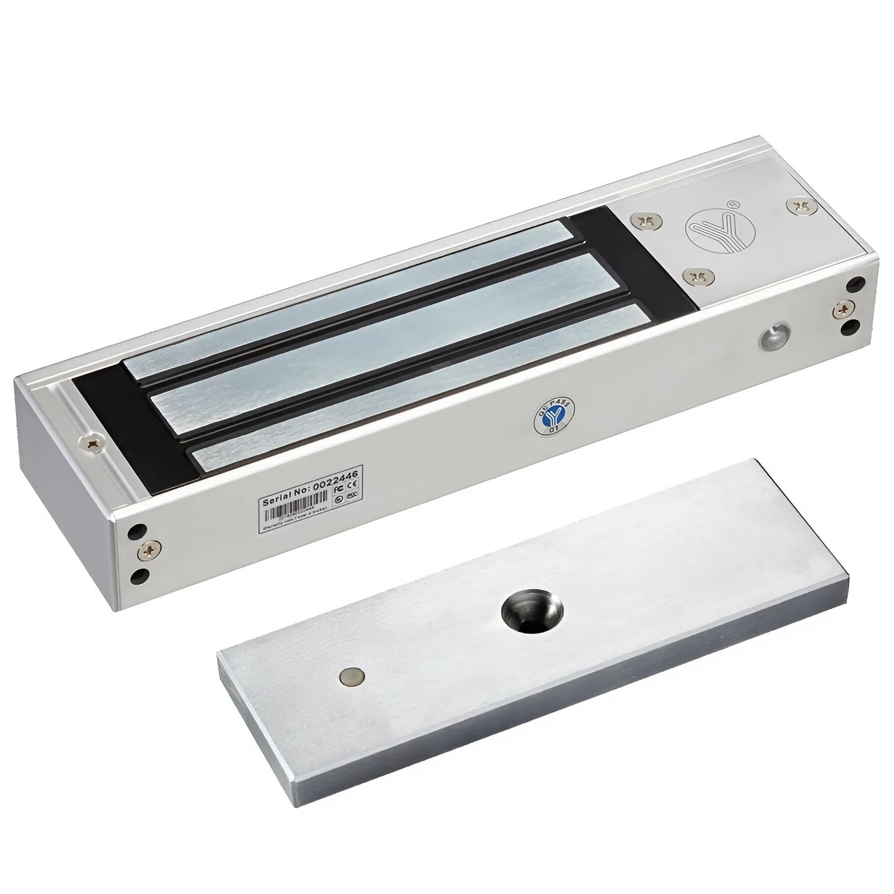 Электромагнитный замок Yli Electronic YM-500N(LED)-DS DC12 V/500 mA, DC24 V/250 mA серый (99-00009717)