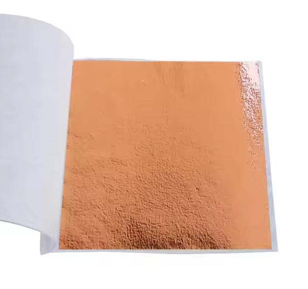 Поталь трансферная для декора/рукоделия 8х8,5 см 10 л. Rose Gold (0960ce31)