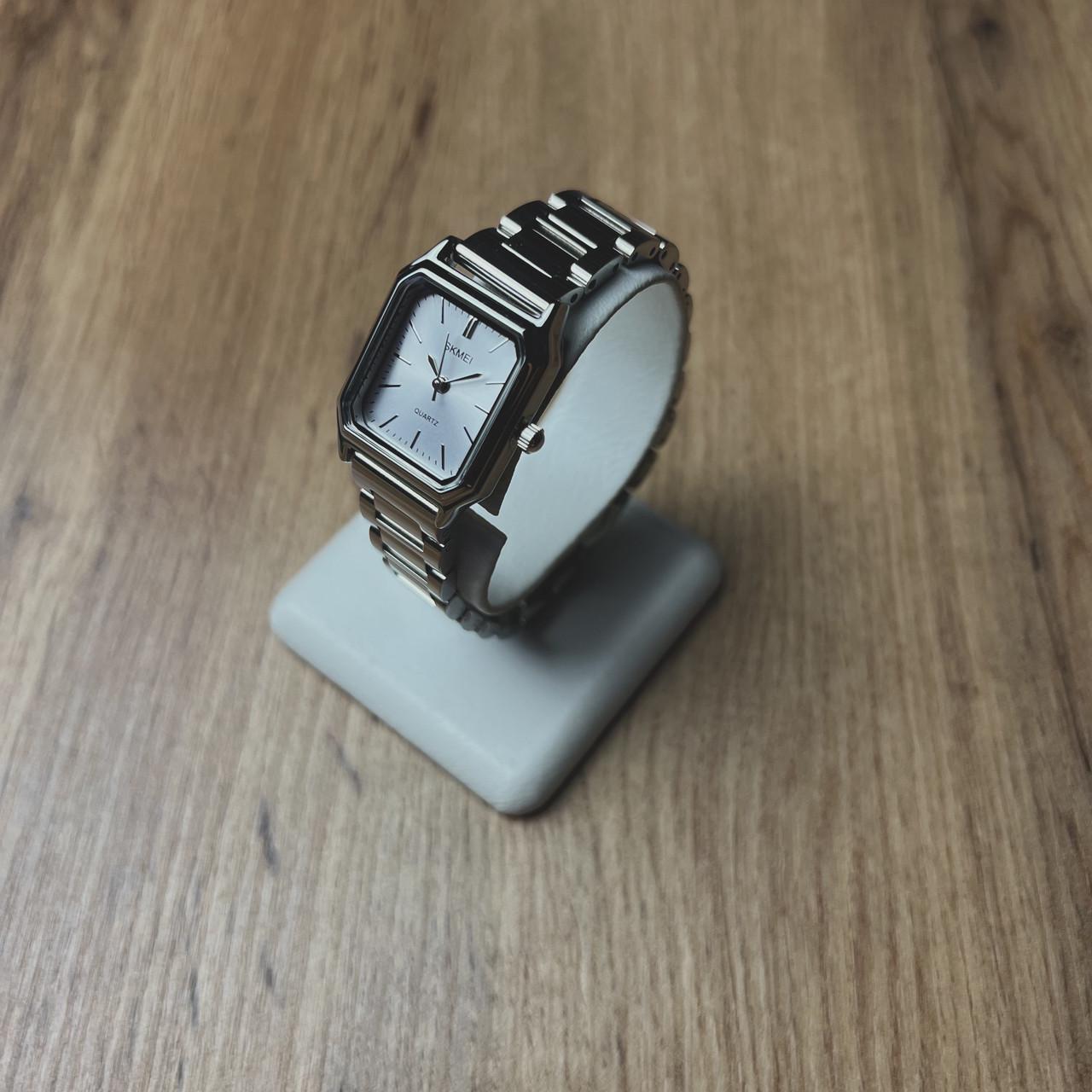 Годинник жіночий металевий Skmei Сріблястий (z067-1) - фото 3 Годинник жіночий металевий Skmei Сріблястий (z067-1) - фото 3