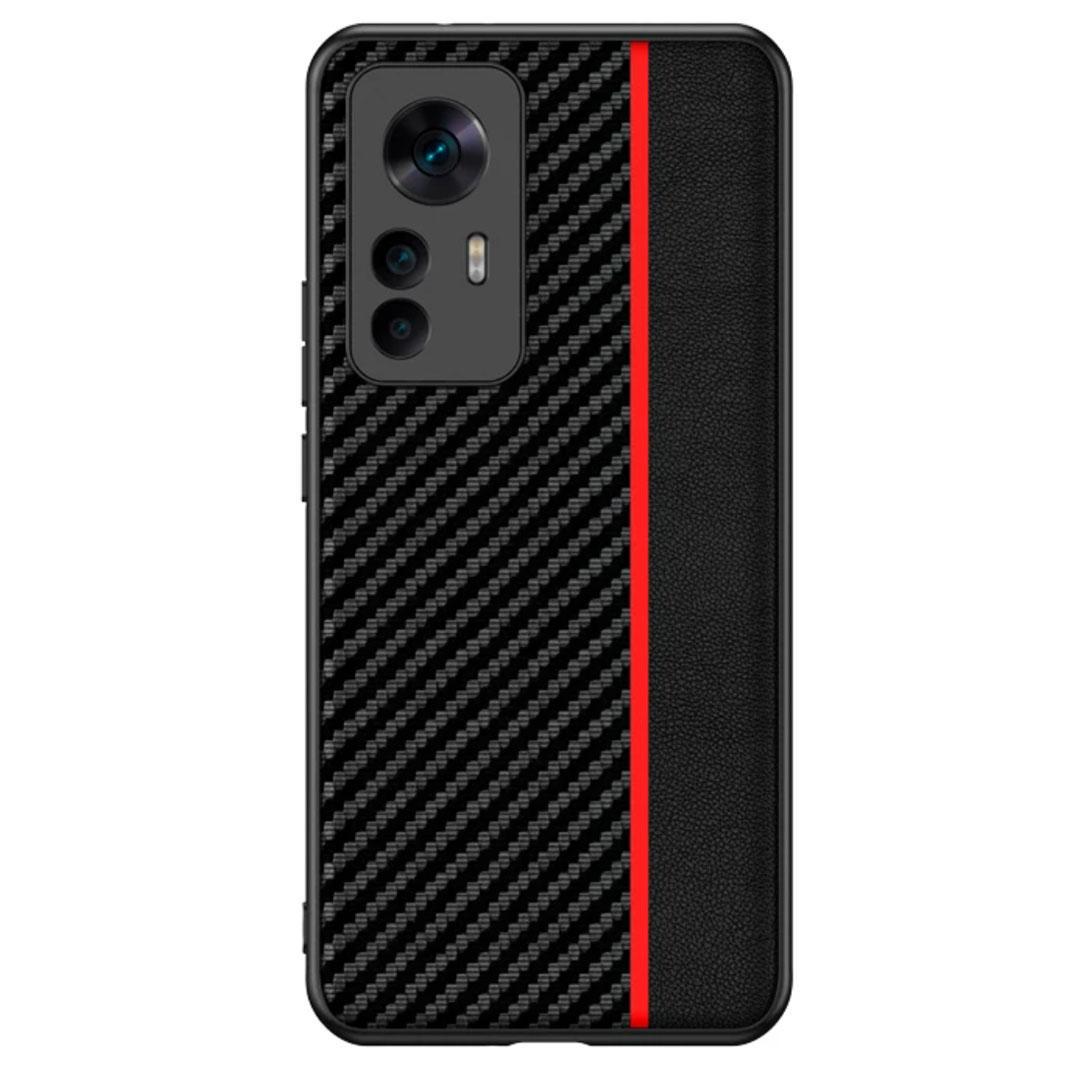 Чехол накладка Primolux CFC для Xiaomi 12 / Xiaomi 12X - Black&amp;Red - фото 2