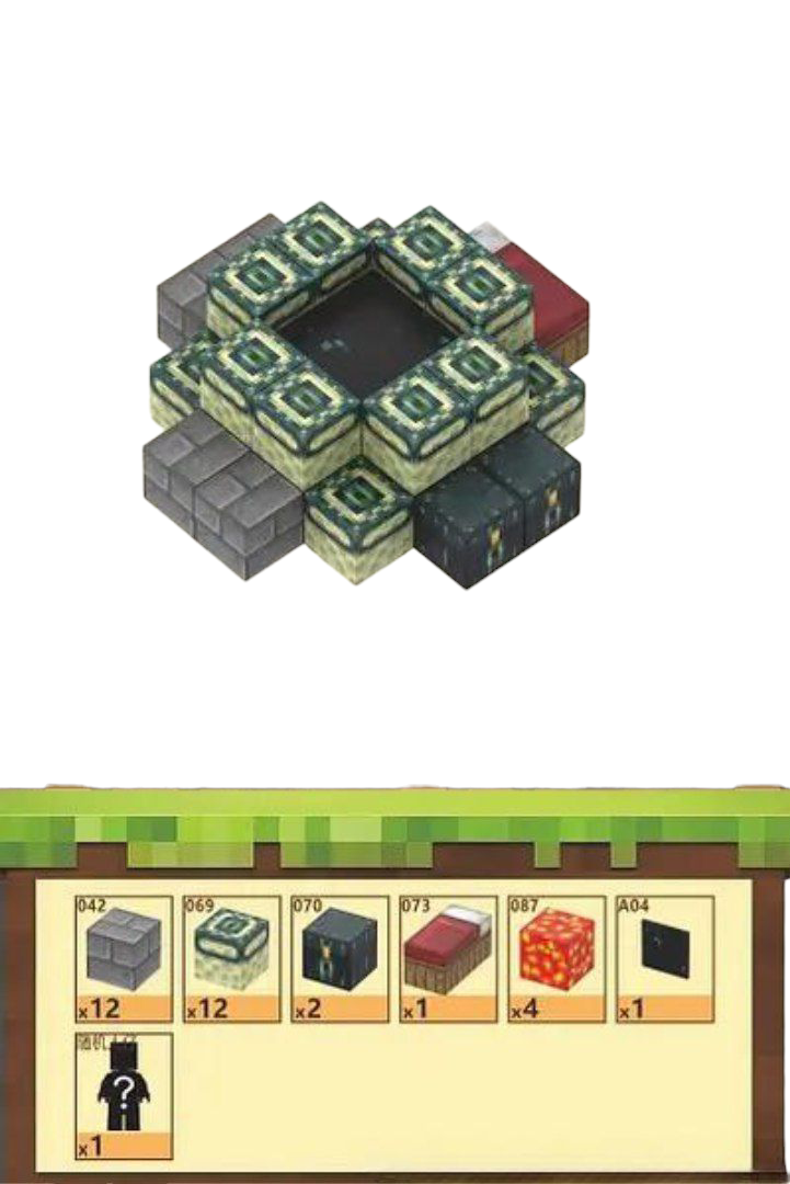 Конструктор детский магнитный Minecraft Конечный портал 32 строительных блоков и 1 фигурка (2570451450) - фото 2 Конструктор детский магнитный Minecraft Конечный портал 32 строительных блоков и 1 фигурка (2570451450) - фото 2