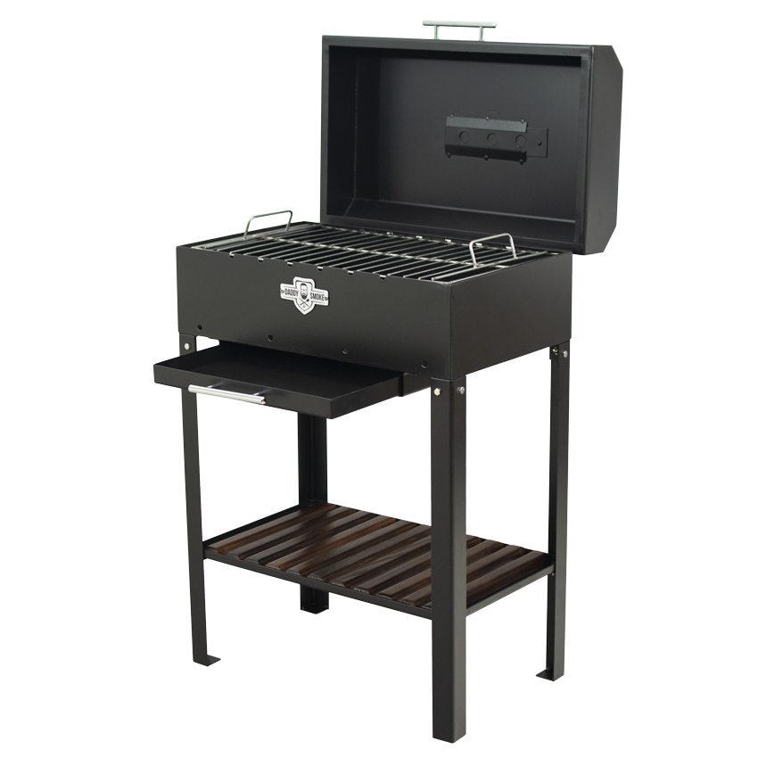 Мангал-барбекю Daddy Smoke на 6 шампуров 570х350х150мм - фото 3