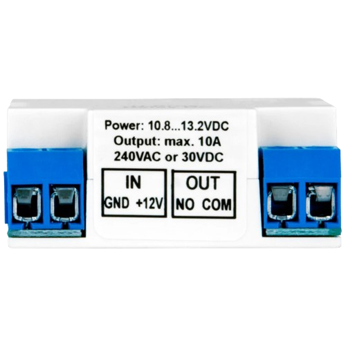 Реле управляемое для систем безопасности U-Prox Relay DC 868 МГц 12 В нагрузка 10А Белый (99633f95) - фото 3 Реле управляемое для систем безопасности U-Prox Relay DC 868 МГц 12 В нагрузка 10А Белый (99633f95) - фото 3