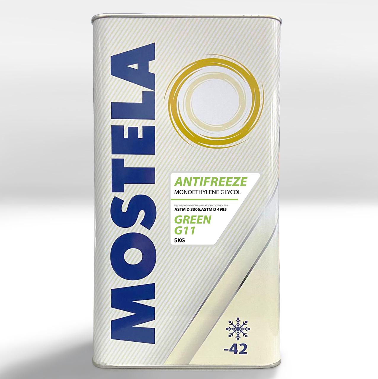 Антифриз Mostela G11 5 л Green (29505700)