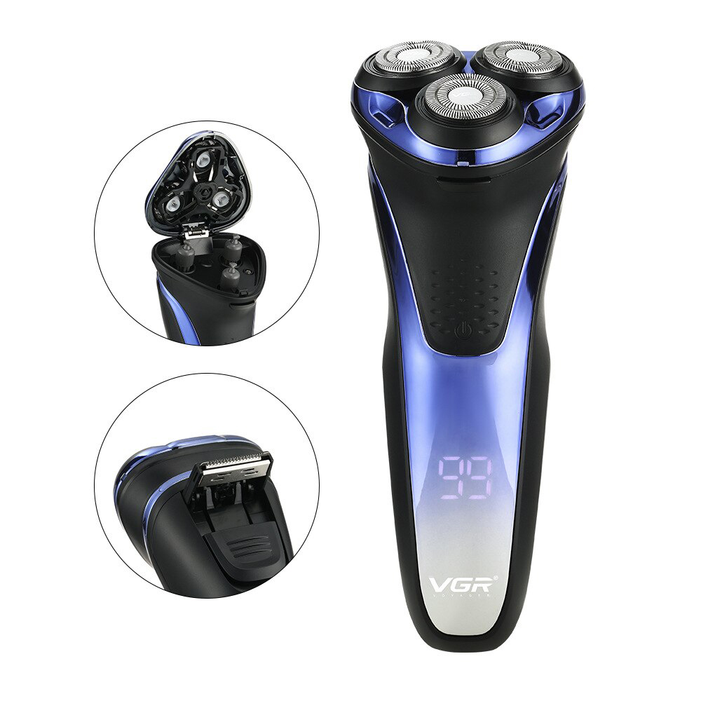 Электробритва аккумуляторная с выдвижным триммером (4021) - фото 3 Электробритва аккумуляторная с выдвижным триммером (4021) - фото 3