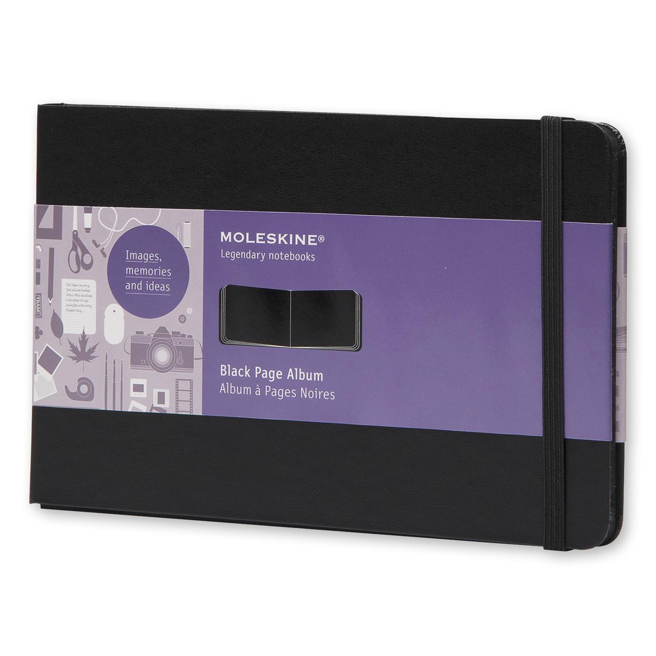 Альбом с черными листами Moleskine средний 13х21 см (ARTFO1A3) (9788866135302)