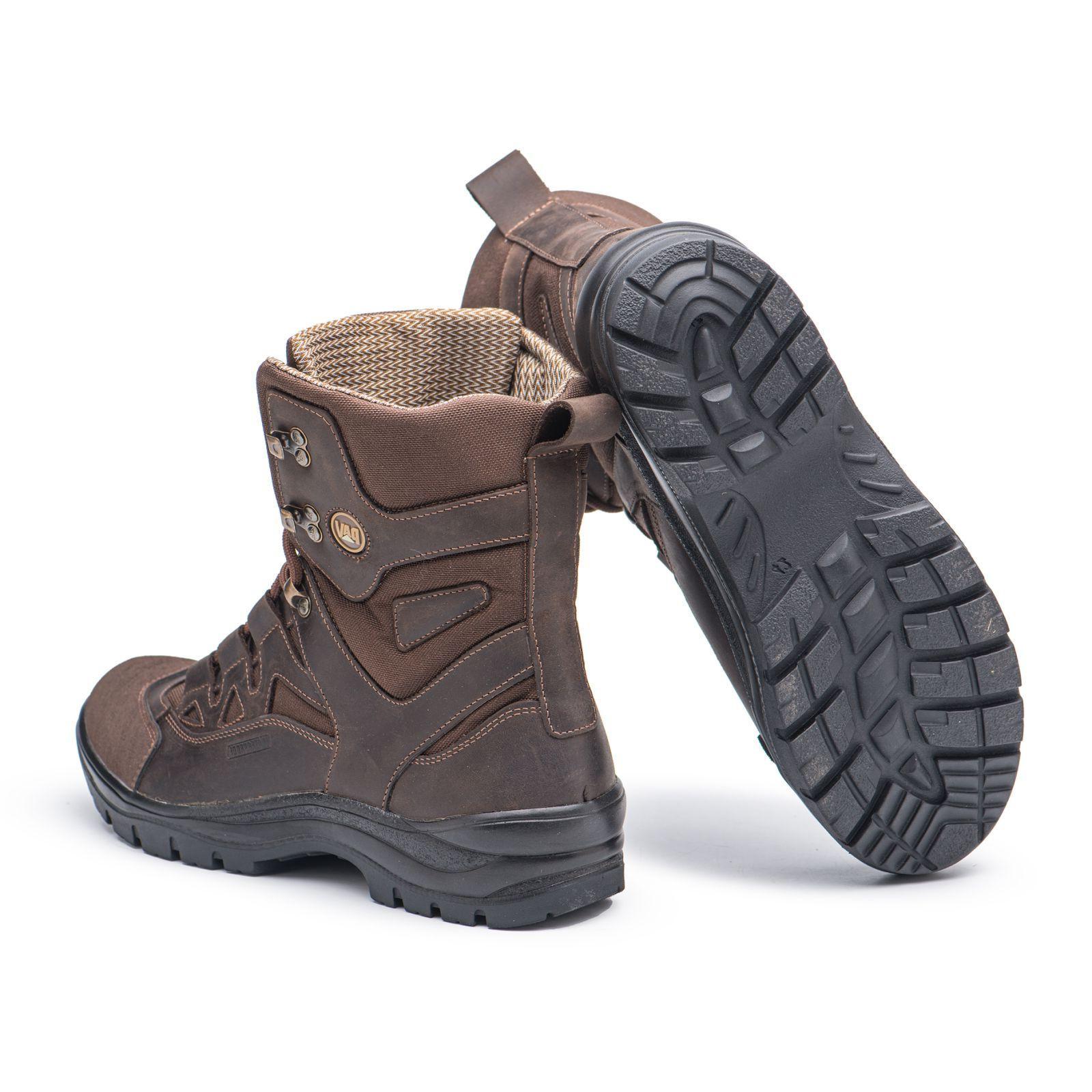 Берці з натуральної гідрофобної шкіри та кордури р. 43 Коричневий - фото 7 Берці з натуральної гідрофобної шкіри та кордури р. 43 Коричневий - фото 7