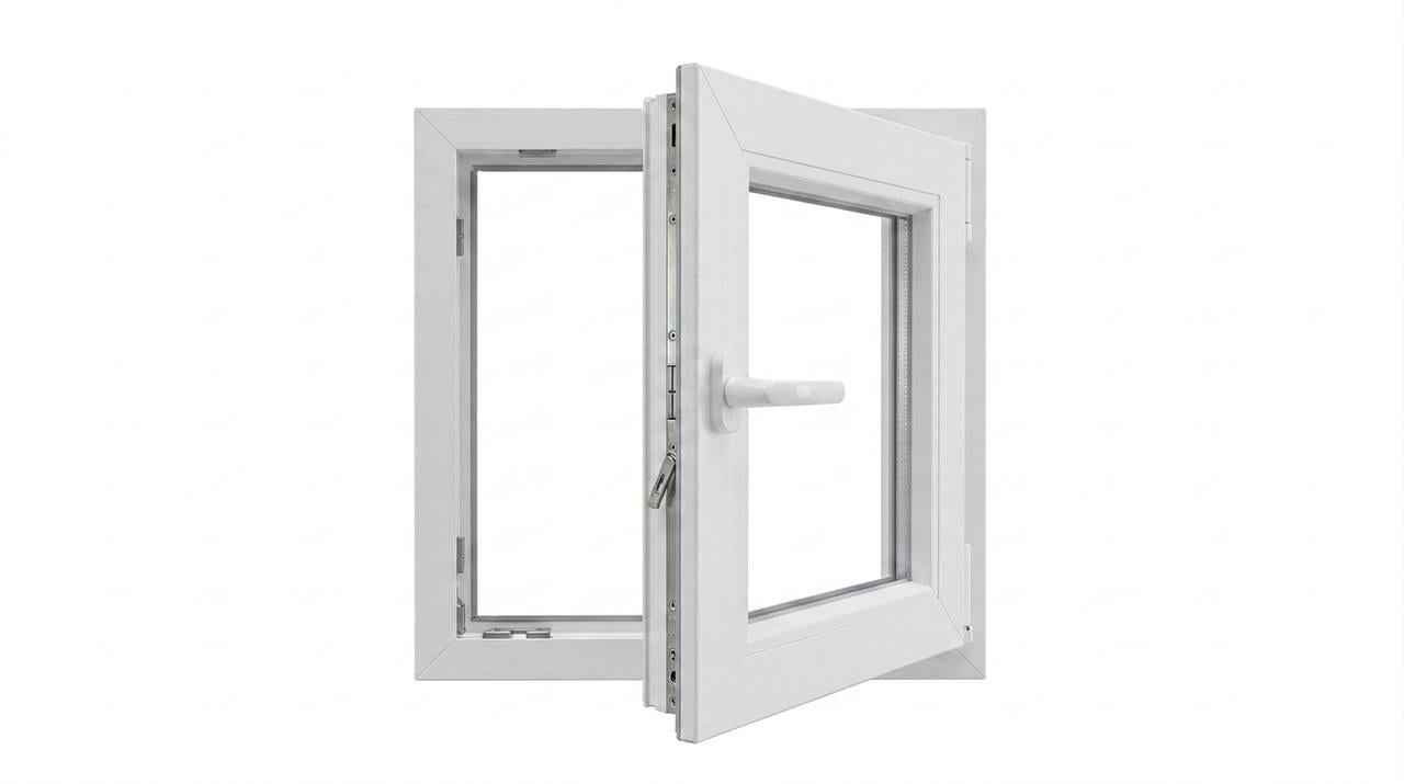 Окно металлопластиковое однокамерное Steko 4S 58 поворотно-откидное с фурнитурой AXOR 500x600 мм Белый (2454545) Окно металлопластиковое однокамерное Steko 4S 58 поворотно-откидное с фурнитурой AXOR 500x600 мм Белый (2454545)