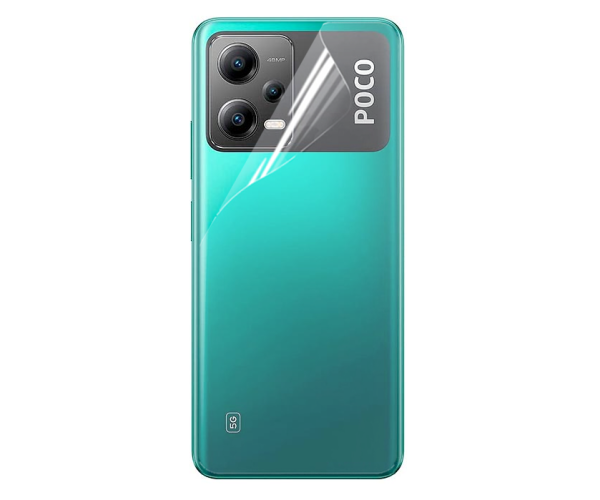 Пленка противоударная гидрогелевая Hydrogel Film для Xiaomi Poco X5 на заднюю панель Transparent
