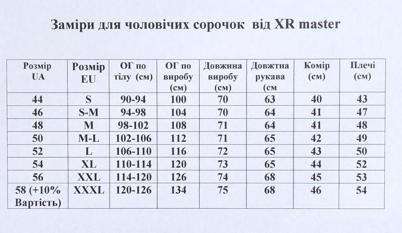 Рубашка-вышиванка мужская XRmaster Сокол 3XL (0002201-XXXL) - фото 11