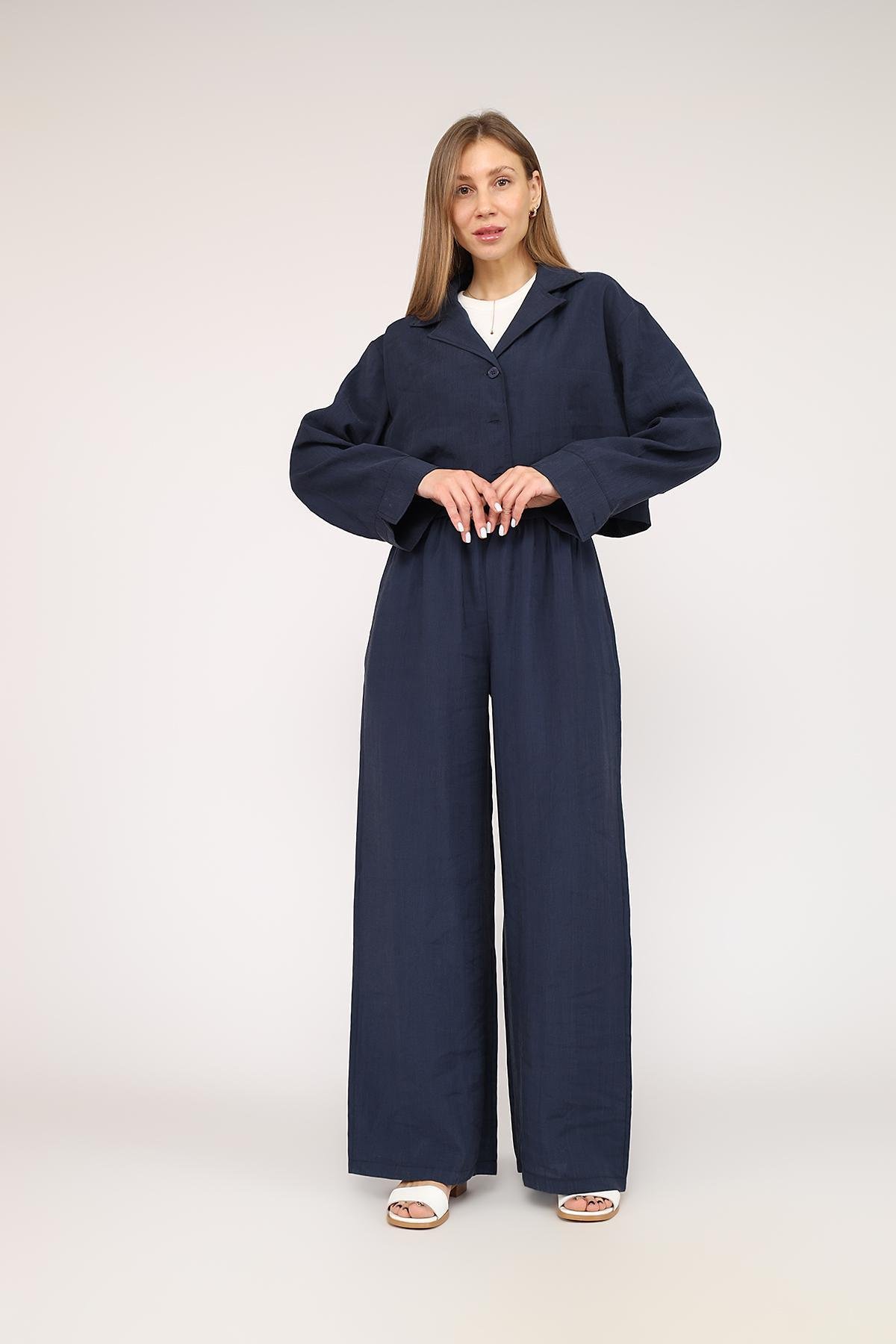 Рубашка женская ЦБ-00272353 р. 44 Индиго (SKT001051024) Рубашка женская ЦБ-00272353 р. 44 Индиго (SKT001051024)