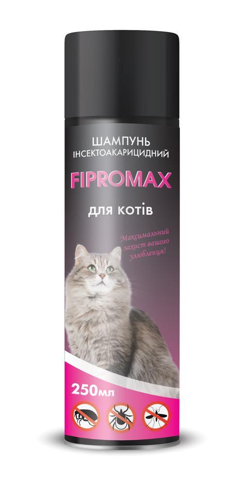 Шампунь от блох и клещей для котов Fipromax с пропоскуром 250 мл (1608698056)