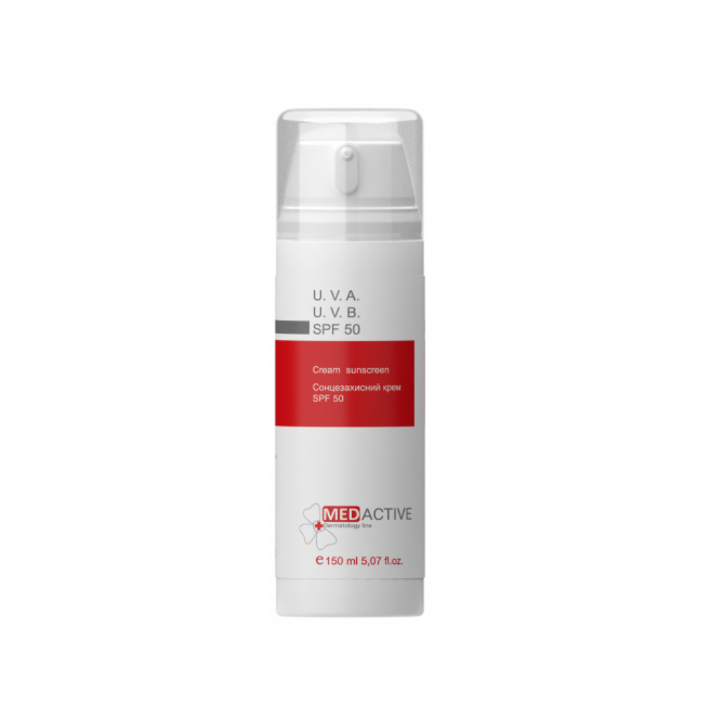 Крем сонцезахисний MedActive Cream Sunscreen U.V.A./U.V.B. SPF50 150 мл (0038)