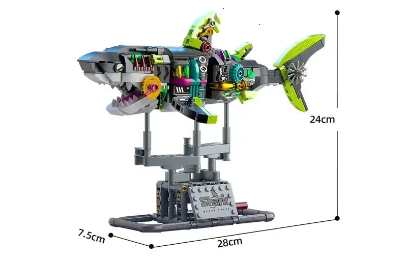 Конструктор Shark Technic Monster 747 деталі (554) - фото 4