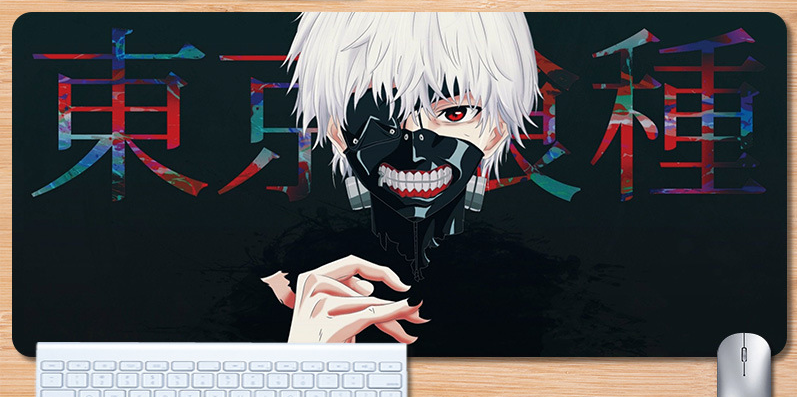 Коврик для мышки с Аниме принтом Tokyo ghoul 800х300х3 мм (0204)