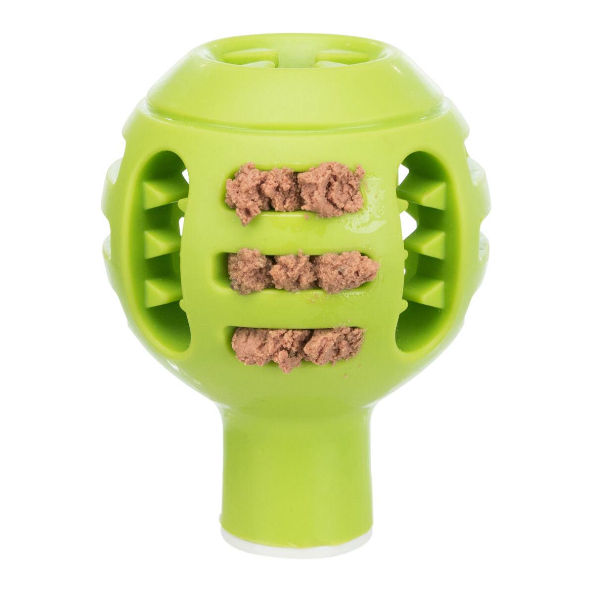 Игрушка для собак развивающая Trixie Lick'n'Snack Мяч резина d 8/12 см - фото 3 Игрушка для собак развивающая Trixie Lick'n'Snack Мяч резина d 8/12 см - фото 3