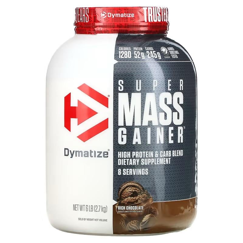 Гейнер Dymatize nutrition Super Mass гainer Rich Chocolate 2700 г