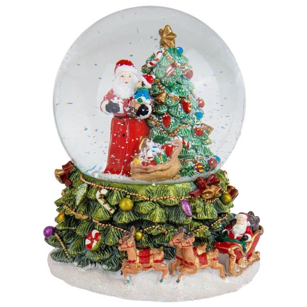 Шар новогодний снежный Праздник приближается 16,5 см(6016-038)