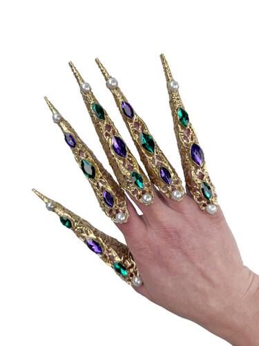 Когти в камнях Seta Decor Cristal 5 шт. (25-530GR-VT) Когти в камнях Seta Decor Cristal 5 шт. (25-530GR-VT)