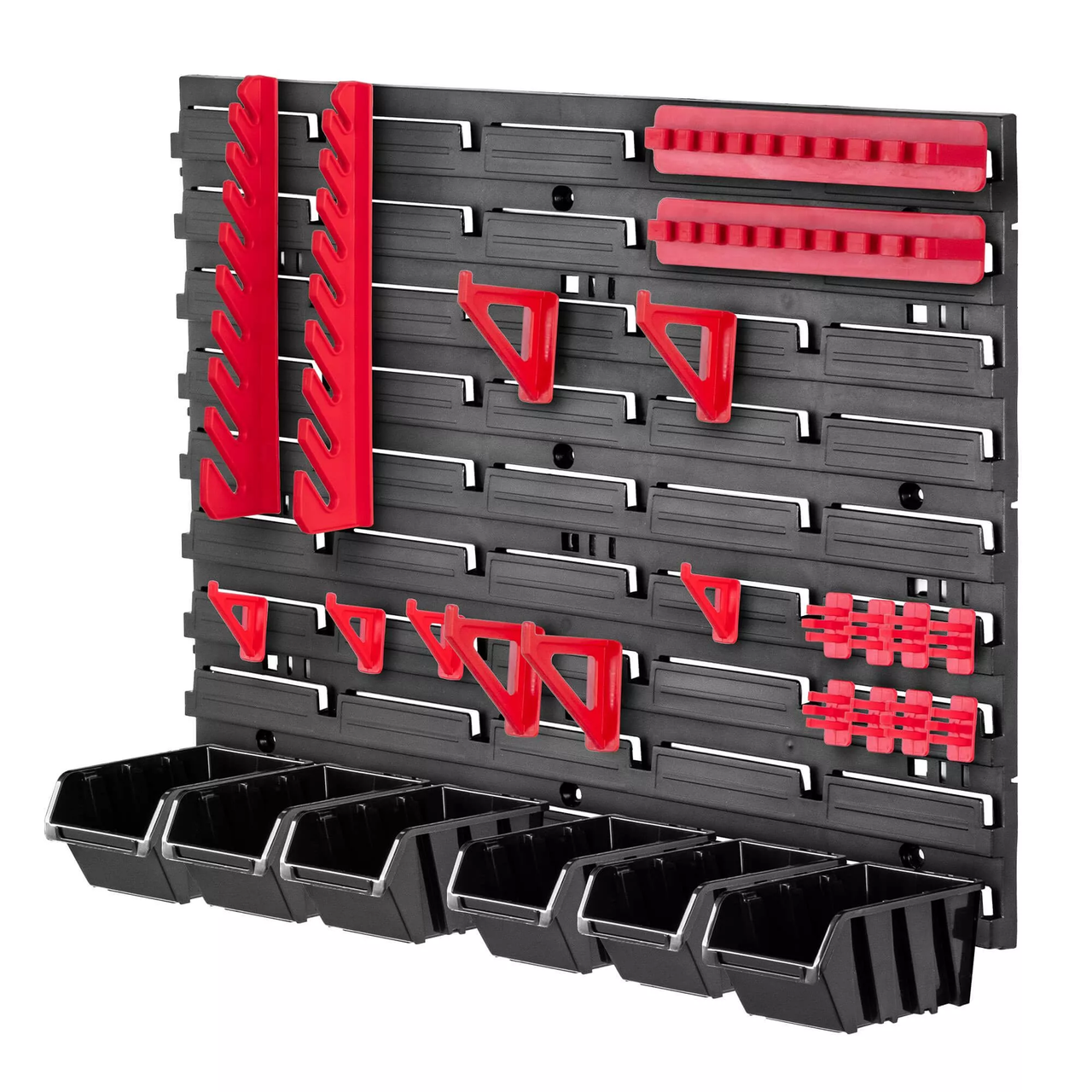 Панель для інструментів Kistenberg з тримачами на 6 контейнерів 58х39 см (MIX555)