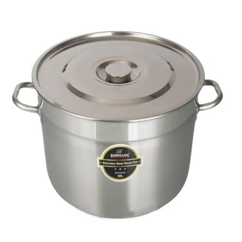Каструля Bohmann з нержавіючої сталі з кришкою 31 л (23757515) - фото 4 Каструля Bohmann з нержавіючої сталі з кришкою 31 л (23757515) - фото 4
