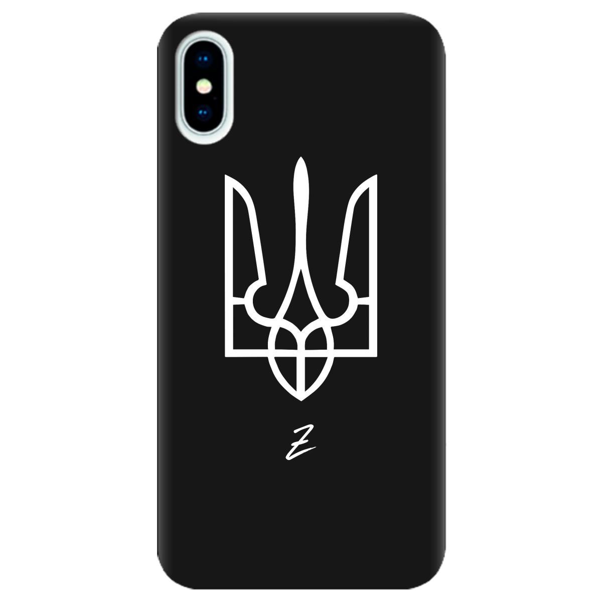 Силиконовый чехол Zorrov для Apple iPhone X - Gerb (10290050153033635)