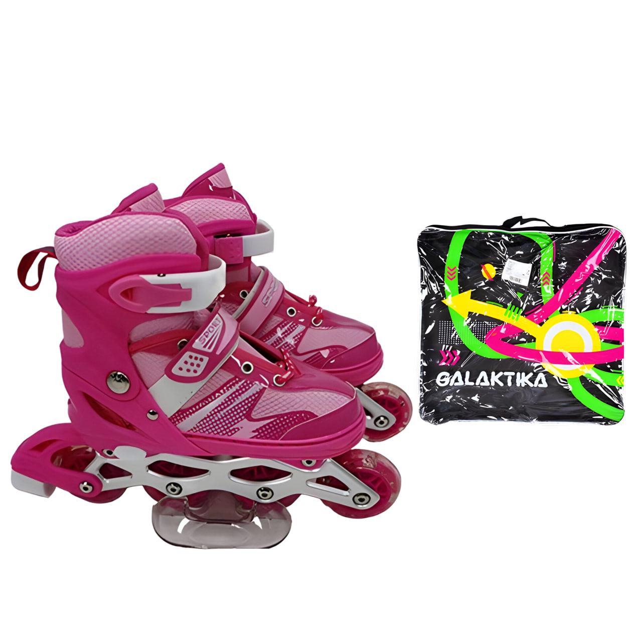 Ролики р. 39-42 Розовый (RS-0037 L) - фото 2