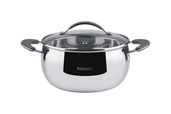 Кастрюля с крышкой Ringel RG-20014-18 2,2 л Нержавеющая сталь (14393050)