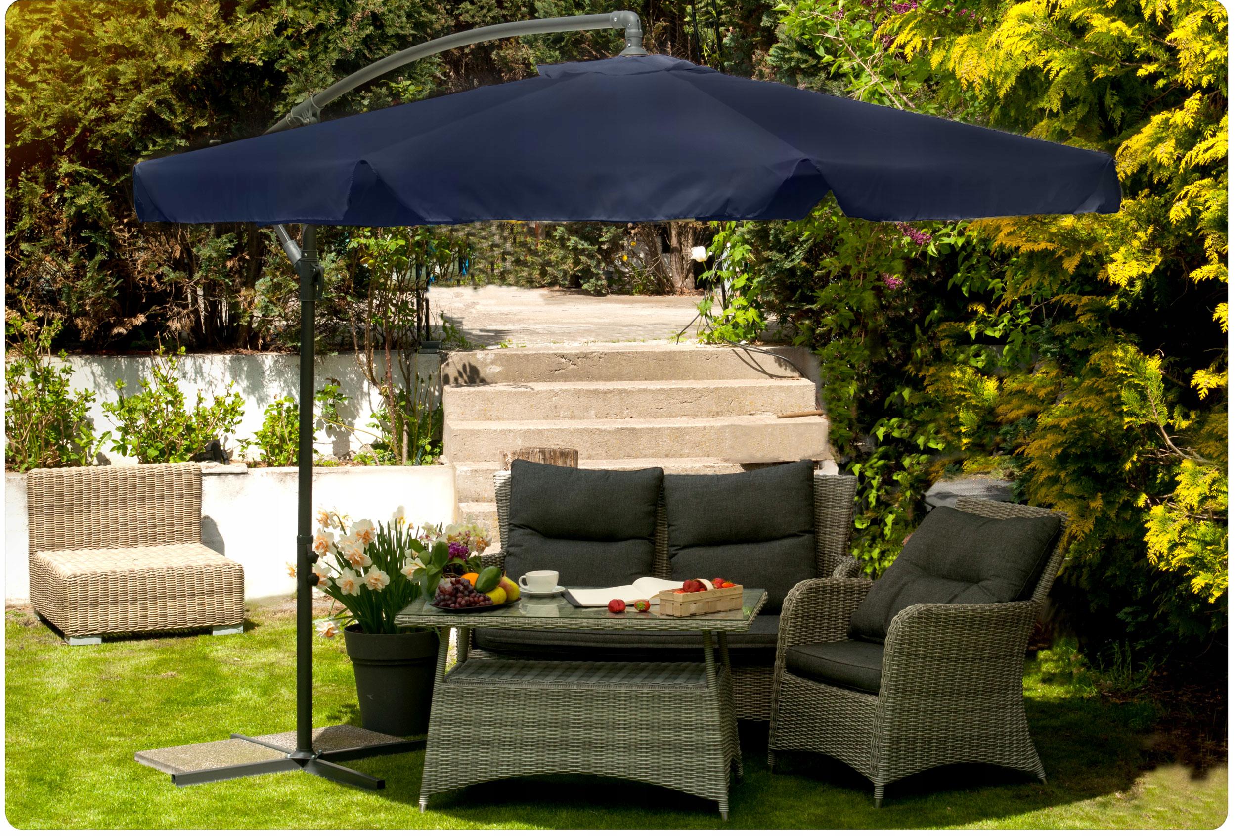 Зонт уличный садовий Lagom Home на 6 секций d 350 см Графитовый - фото 6 Зонт уличный садовий Lagom Home на 6 секций d 350 см Графитовый - фото 6