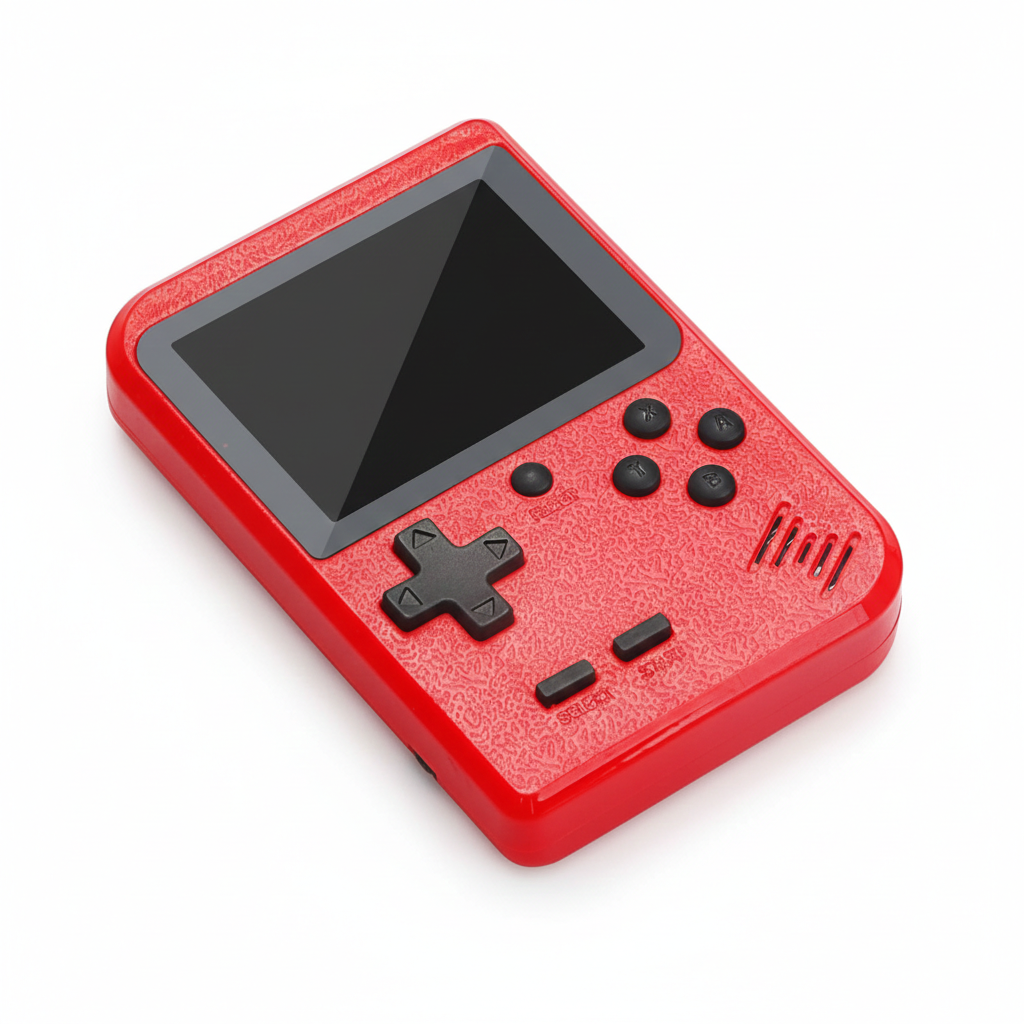 Игровая приставка портативная Dendy 500в1 с дополнительным джойстиком Красный (8/690)