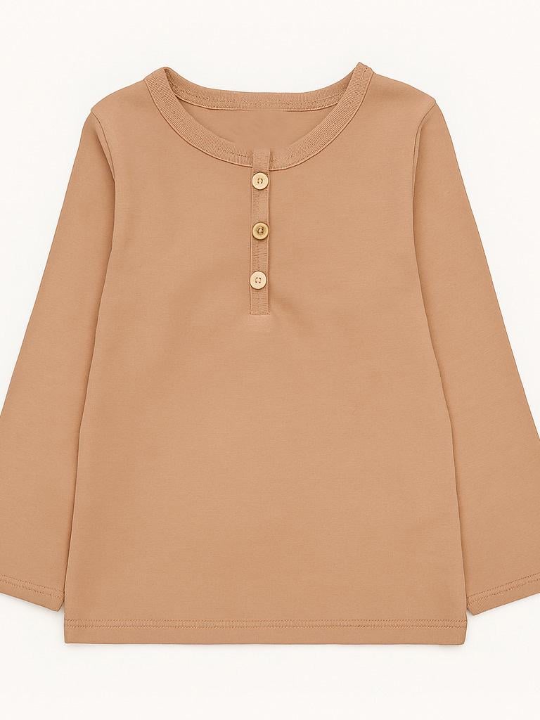 Лонгслів H&M 92 см Світло-коричневий (Х22108599263)