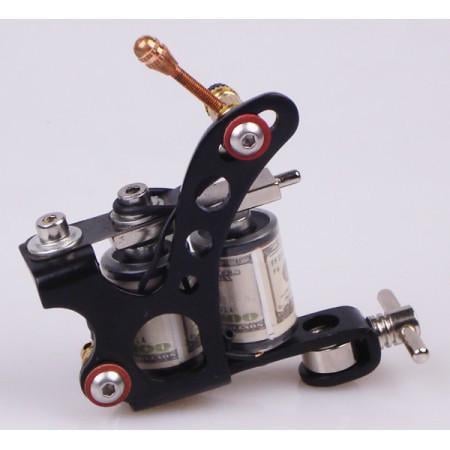 Индукционная тату машинка с 1 большим и 3 маленькими круглыми отверстиями Черный (TM1043A)