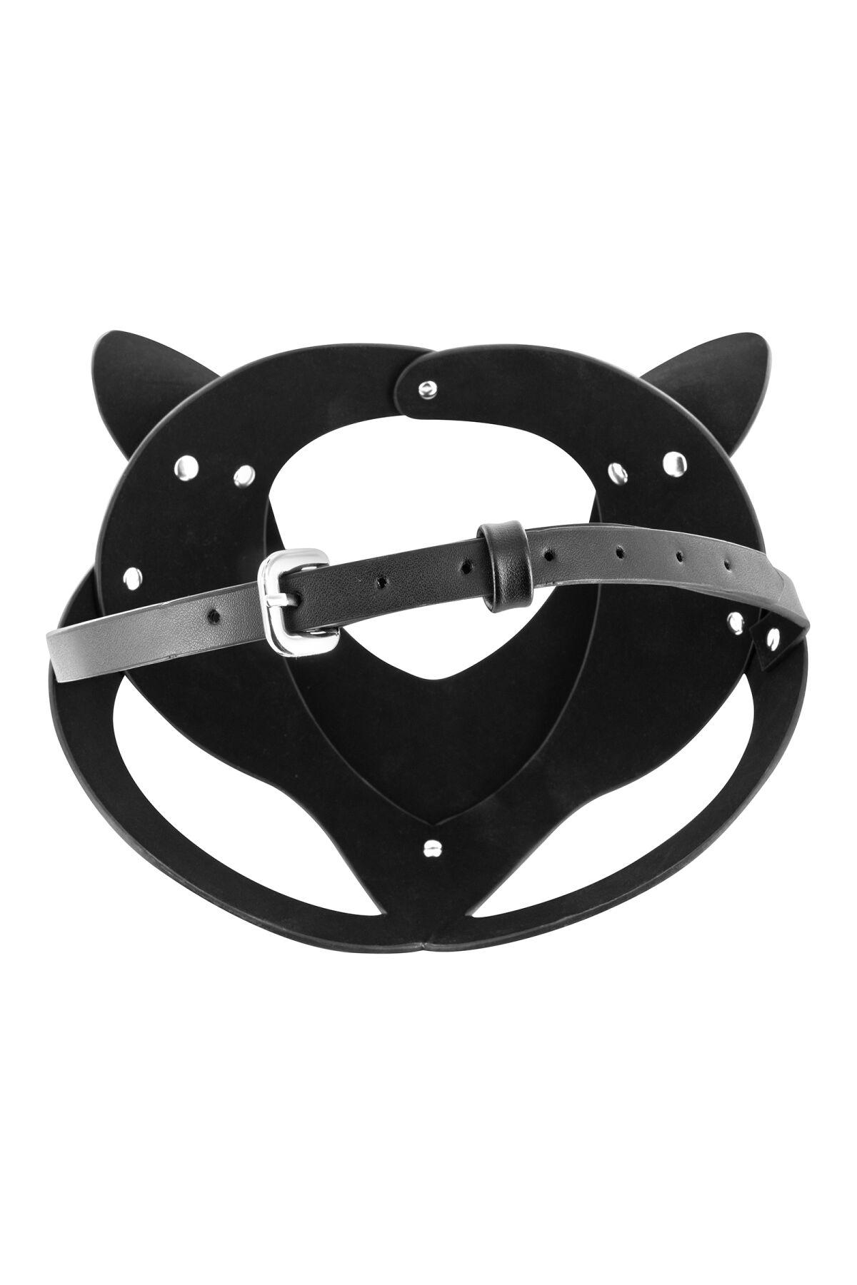 Маска кошки Fetish Tentation Adjustable Catwoman Diamond Mask - фото 2