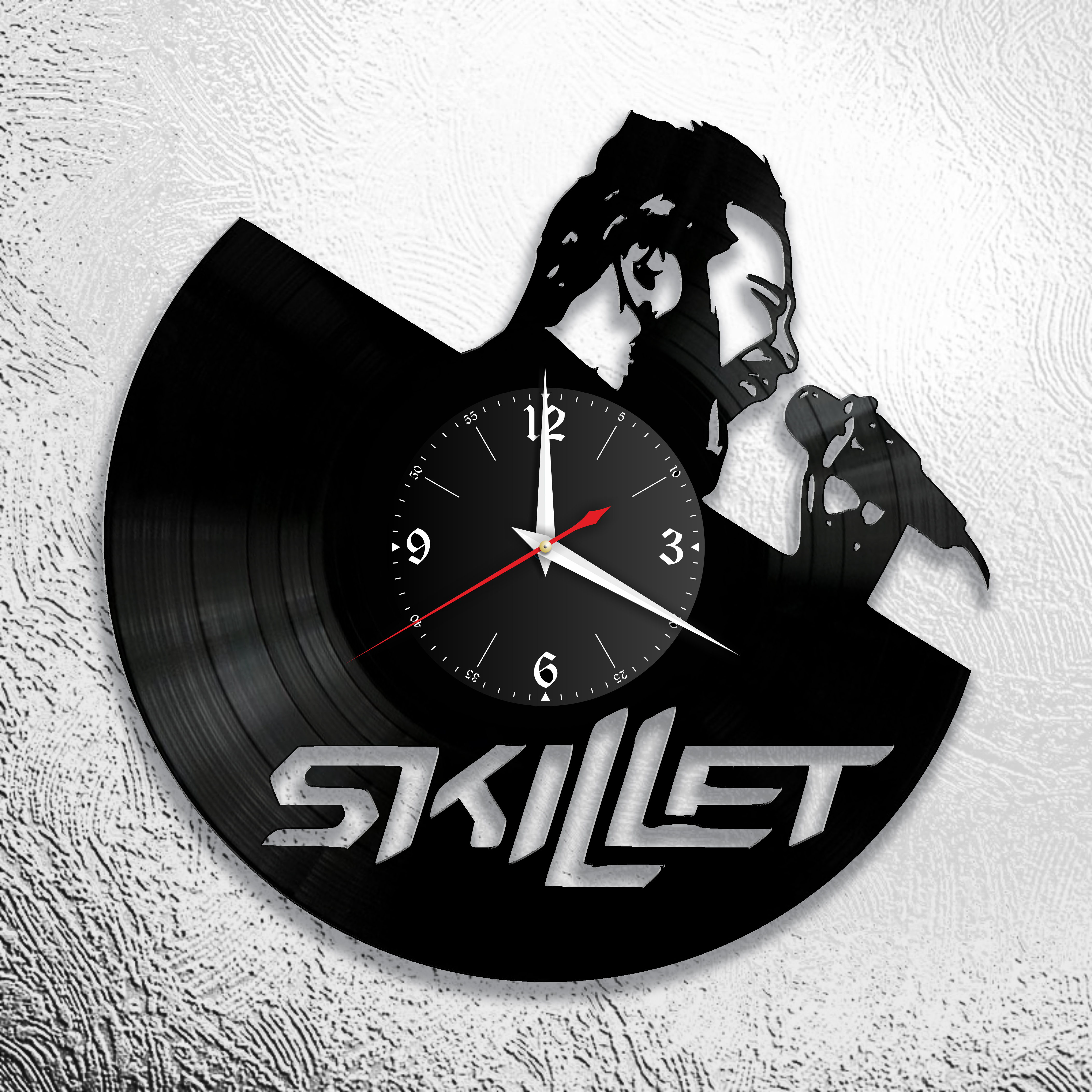 Часы настенные Skillet 0706 из виниловой пластинки