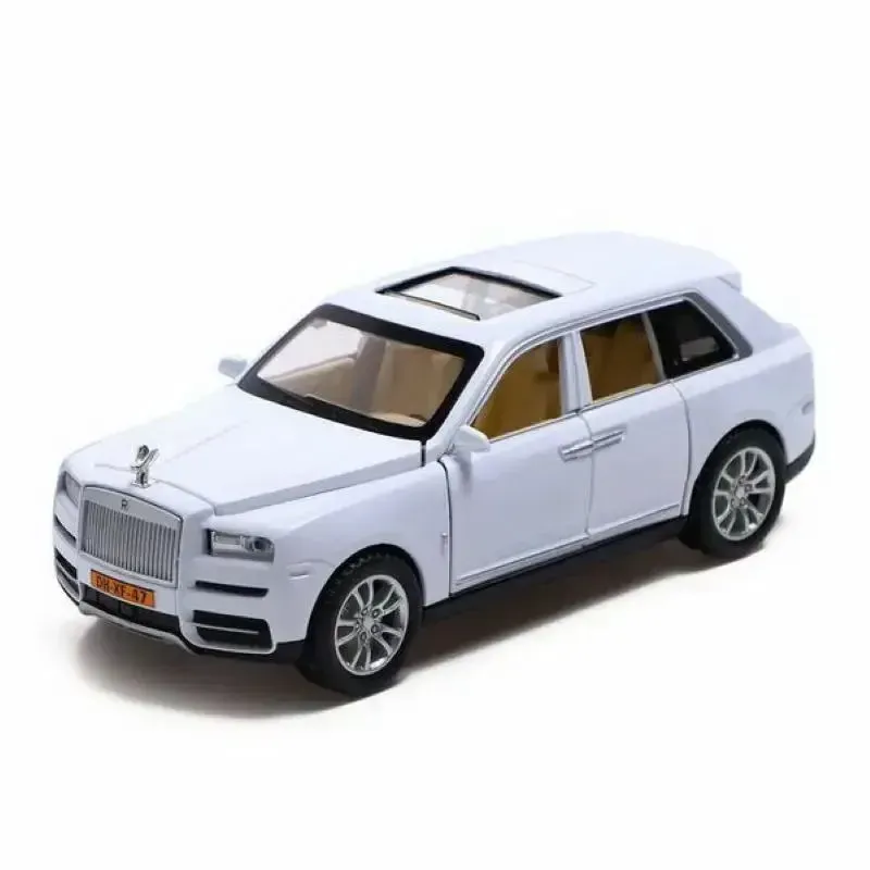 Игрушечная машинка инерционная АвтоCвіт Rolls-Royce Cullinan с металлическим корпусом 21 см Белый (150-98-AP-1718-WT)