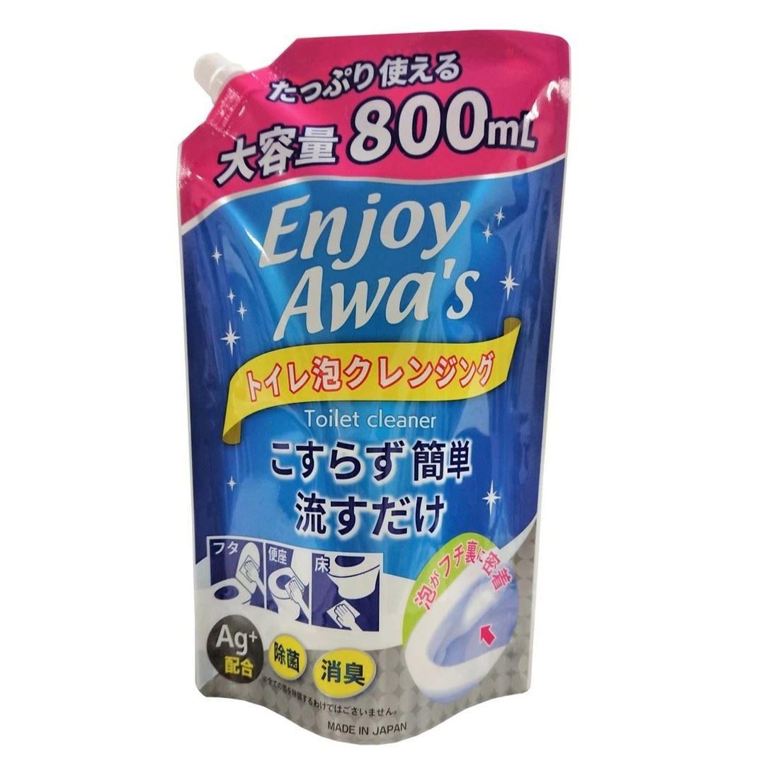 Спрей-пена для мытья унитазов с ионами серебра ROCKET SOAP Foaming Toilet Cleansing Spray сменный блок 800 мл (2899412510)