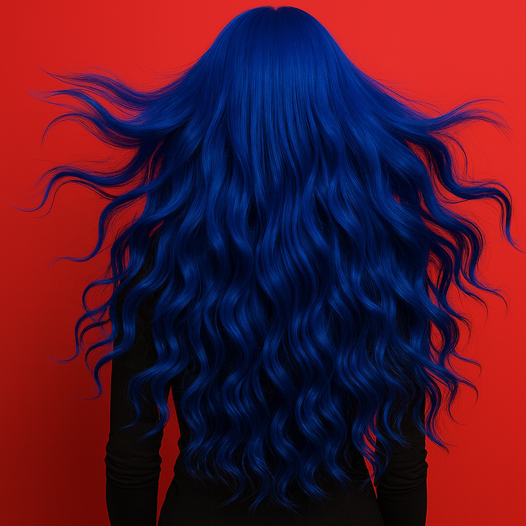 Перука хвиляста фентезі косплей канекалон термостійкий 80 см Синій (K0710-3) - фото 2 Перука хвиляста фентезі косплей канекалон термостійкий 80 см Синій (K0710-3) - фото 2