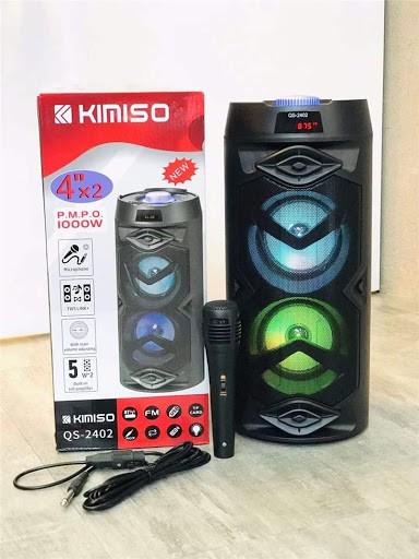 Колонка KIMISO QS-2402 4'BASSх2/1000W с микрофоном (Col-021) - фото 6