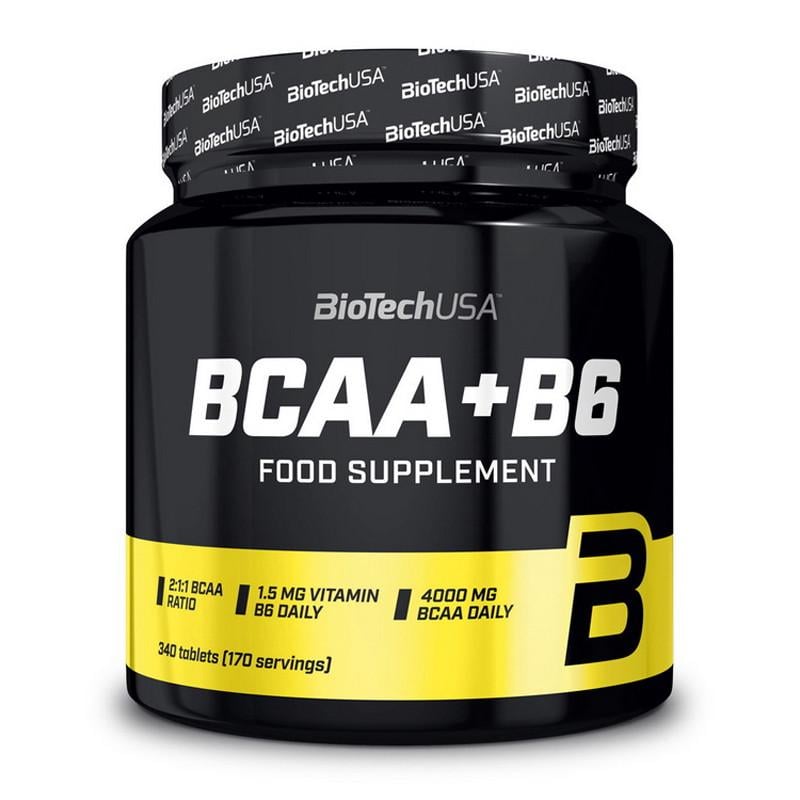 Амінокислоти BioTech USA BCAA + B6 340 капс. (06648-01)