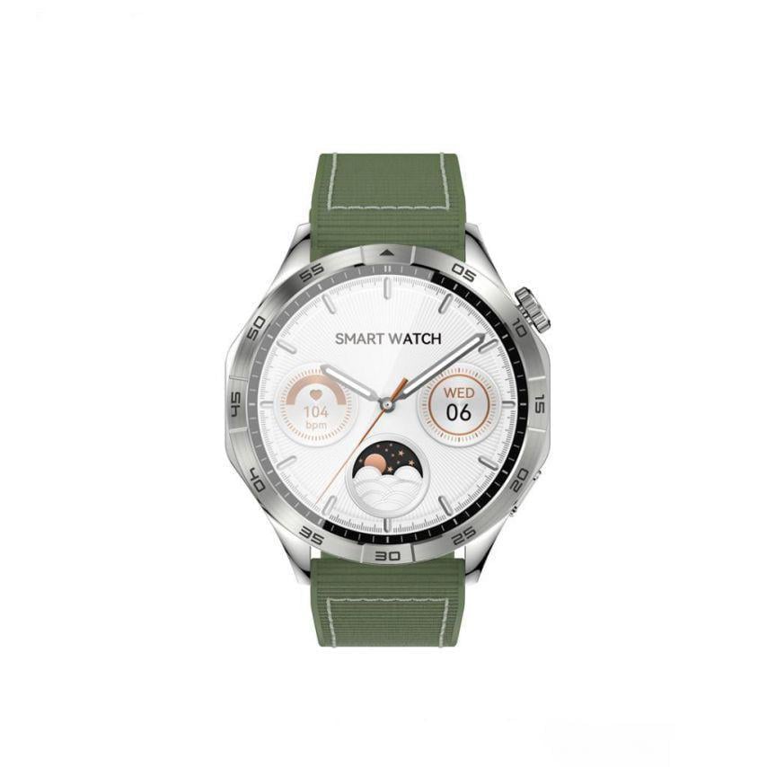 Смарт-годинник Xo Watch4 Amoled silver (ремінець green)