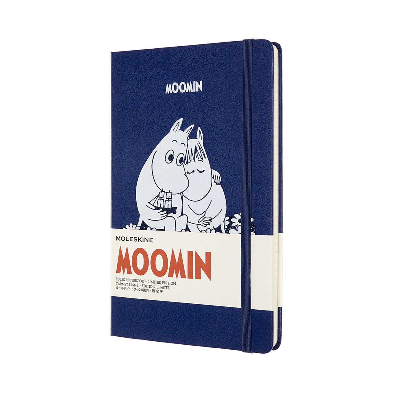 Блокнот Moleskine Moomin средний 13х21 см в линейку Синий (8053853603500)