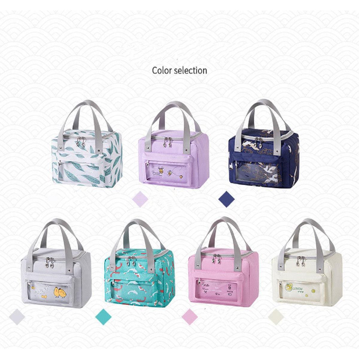 Ланч-бокс прямоугольный с прозрачным карманом Фиолетовый - фото 5 Ланч-бокс прямоугольный с прозрачным карманом Фиолетовый - фото 5