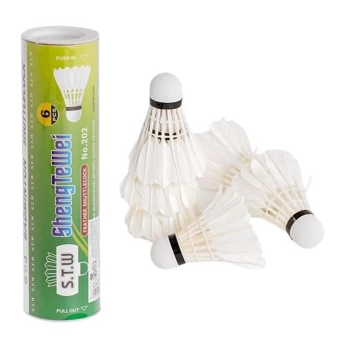 Воланчик перьевой в тубе 6 шт. Белый (C 40224)