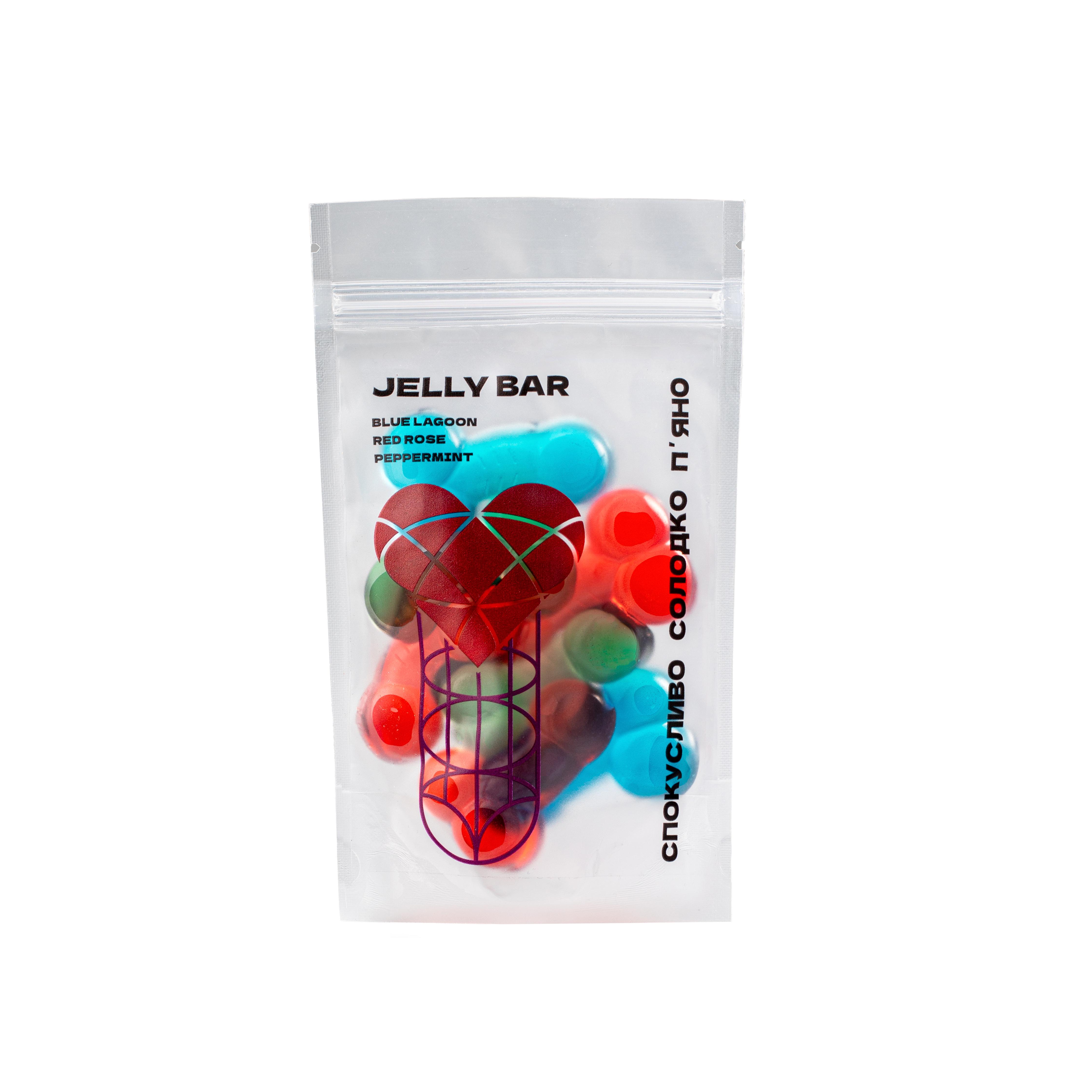 Желейні цукерки Jelly Bar Hot Jelly Pop Mini Mix 100 г (АП-14)