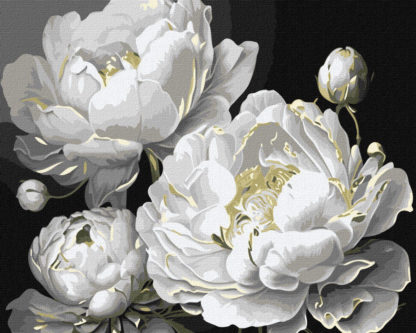 Набір для розпису по номерах Ideyka Бездоганна краса з фарбами металік 2 40x50 см (MTT-193134)