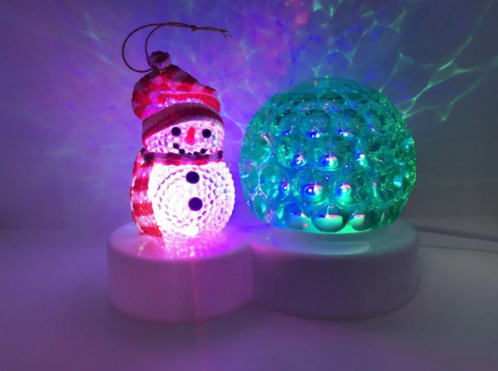 Світлодіодний дискошар сніговик Supretto Led Magic Ball (3014641ER) - фото 3