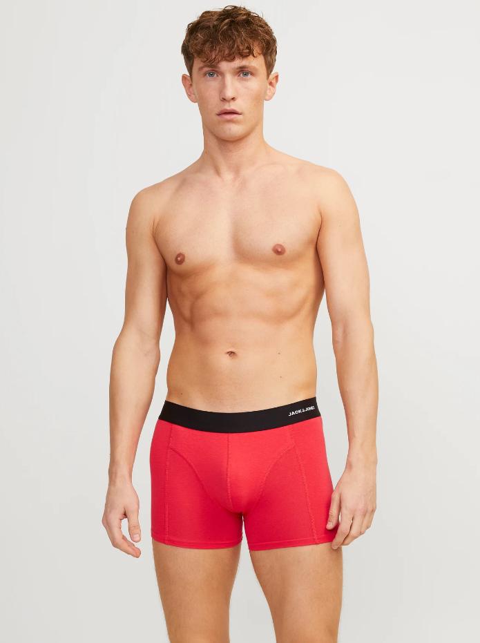 Набір трусів боксерів чоловічих Jack&Jones ADDITIONAL 3 шт. М Червоний/Зелений/Синій (104746035) - фото 6 Набір трусів боксерів чоловічих Jack&Jones ADDITIONAL 3 шт. М Червоний/Зелений/Синій (104746035) - фото 6