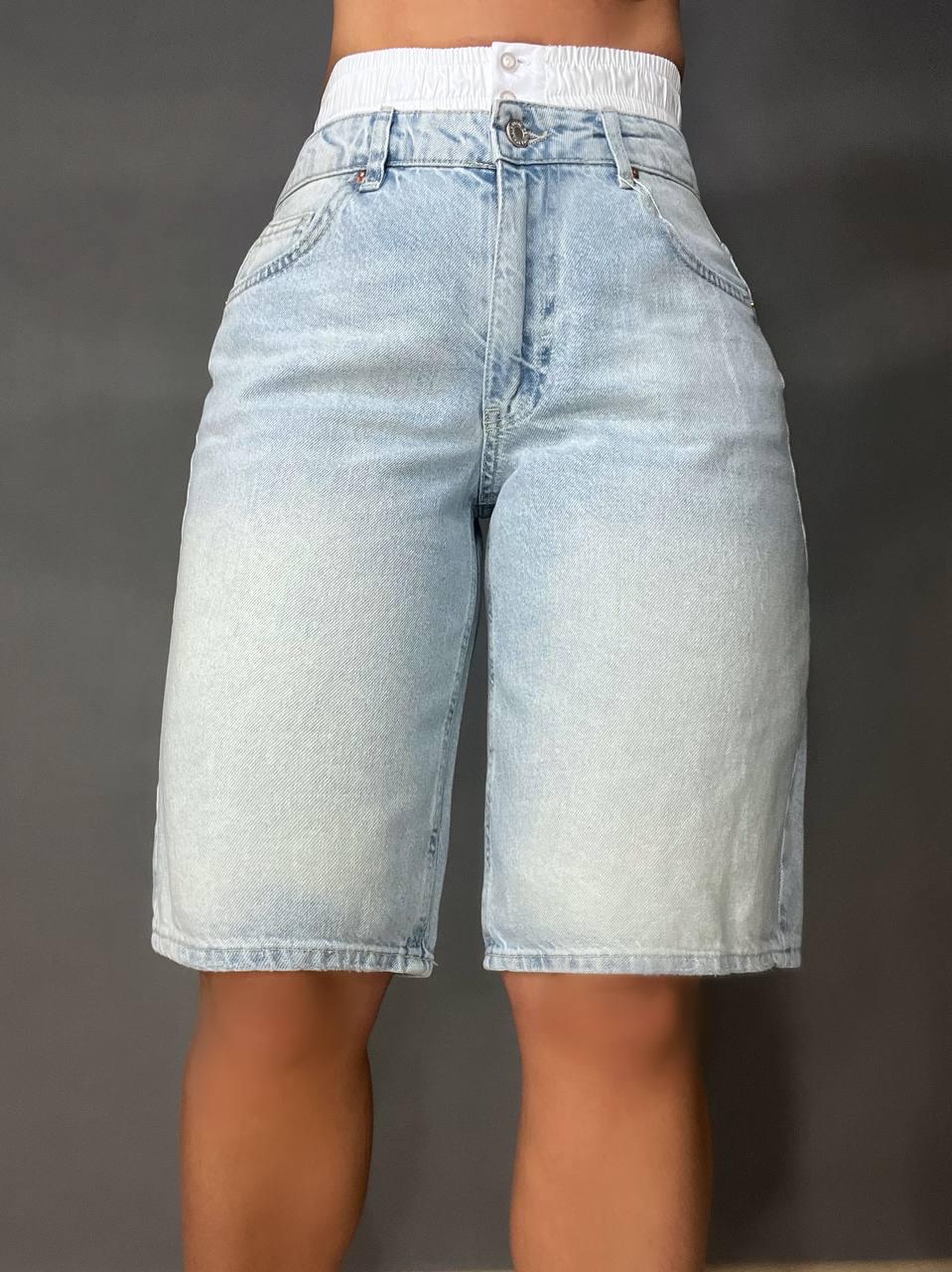 Шорты женские джинсовые Its'Basic 3357 бермуды средняя длина р. 40 Голубой (3979) - фото 9 Шорты женские джинсовые Its'Basic 3357 бермуды средняя длина р. 40 Голубой (3979) - фото 9