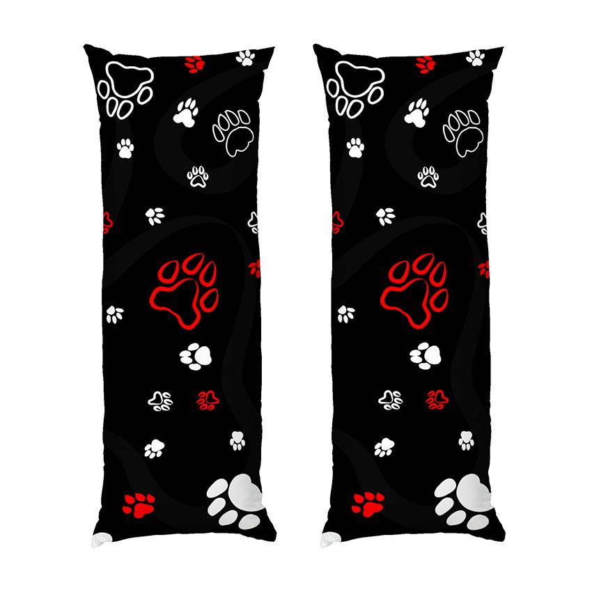 Подушка дакимакура Черные лапки Black paws габардин 140х45 см (113135-2) Подушка дакимакура Черные лапки Black paws габардин 140х45 см (113135-2)