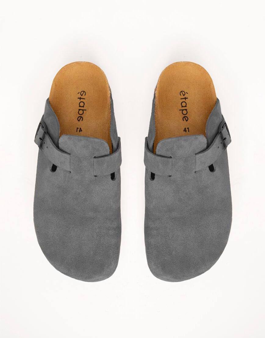 Сліпери slippers suede gris жіночі ETAPE сірі р. 42